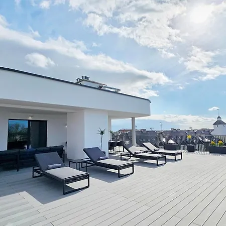 アパート Wakacyjny Baltic Waves - Taras 180 M2 *