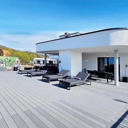 Wakacyjny Baltic Waves - Taras 180 M2 Apartment *